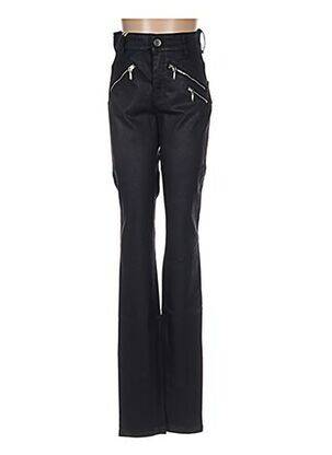 Jeans skinny taille haute taille haute noir COUTURIST femme