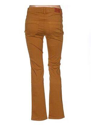 Pantalon slim stretch taille normale jaune COUTURIST femme