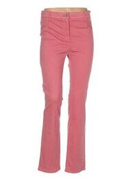 Pantalon droit stretch taille normale rose COUTURIST femme