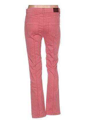 Pantalon droit stretch taille normale rose COUTURIST femme