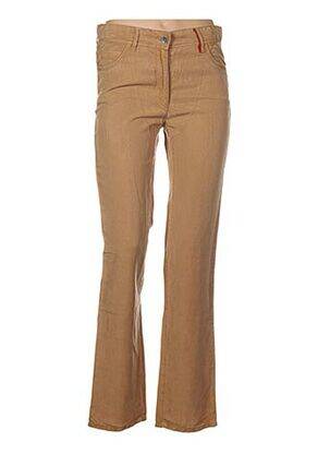 Pantalon droit taille normale taille normale marron COUTURIST femme