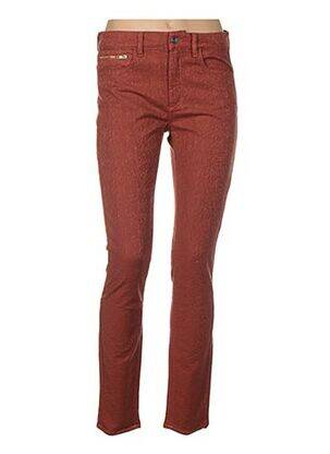Pantalon slim stretch taille normale rose COUTURIST femme