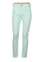 Pantalon slim stretch taille normale vert COUTURIST femme