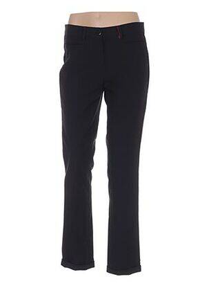 Pantalon droit taille normale taille normale noir COUTURIST femme