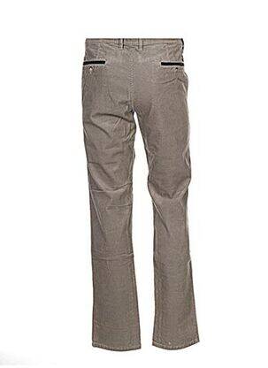 Pantalon droit tissage velours taille normale beige COUTURIST homme