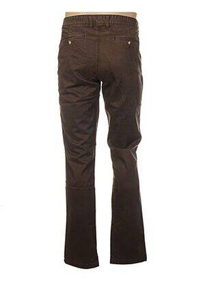 Pantalon slim taille basse taille basse marron COUTURIST femme
