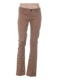 Pantalon slim taille basse taille basse beige I.CODE (By IKKS) femme