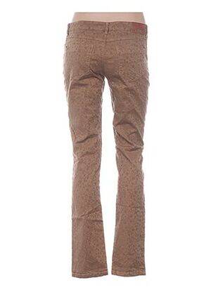 Pantalon slim taille basse taille basse beige I.CODE (By IKKS) femme