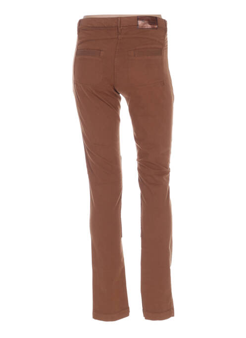Pantalon slim marron MAE MAHE pour femme