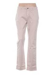 Pantalon chino beige NICE THINGS pour femme seconde vue