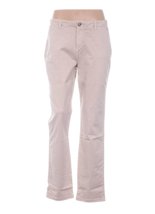 Pantalon chino beige NICE THINGS pour femme