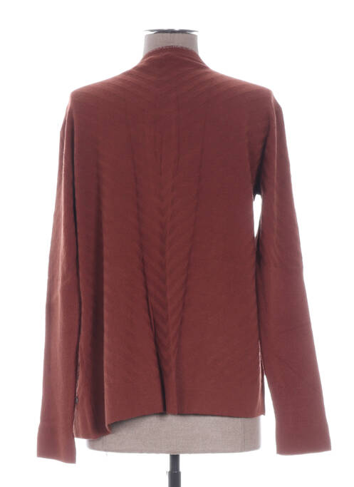 Gilet manches longues marron VOODOO pour femme