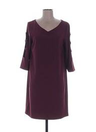Robe mi-longue manches 3/4 manches 3/4 rouge VOODOO femme