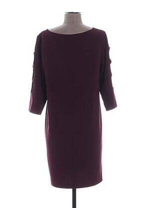 Robe mi-longue manches 3/4 manches 3/4 rouge VOODOO femme