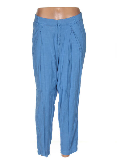 Pantalon bleu MENSI COLLEZIONE pour femme