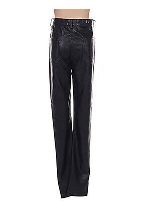 Pantalon slim taille normale taille normale noir MENSI COLLEZIONE femme