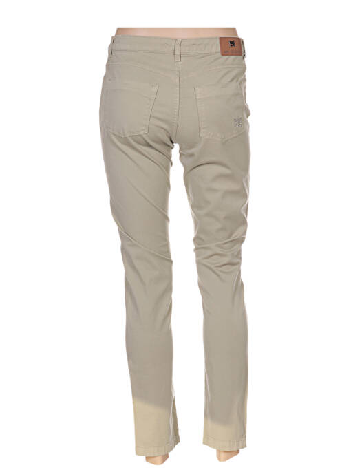Pantalon 7/8 beige MENSI COLLEZIONE pour femme