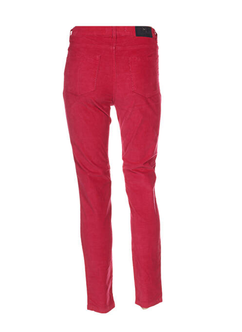 Pantalon slim rouge MENSI COLLEZIONE pour femme
