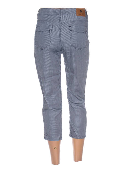 Pantacourt bleu MENSI COLLEZIONE pour femme