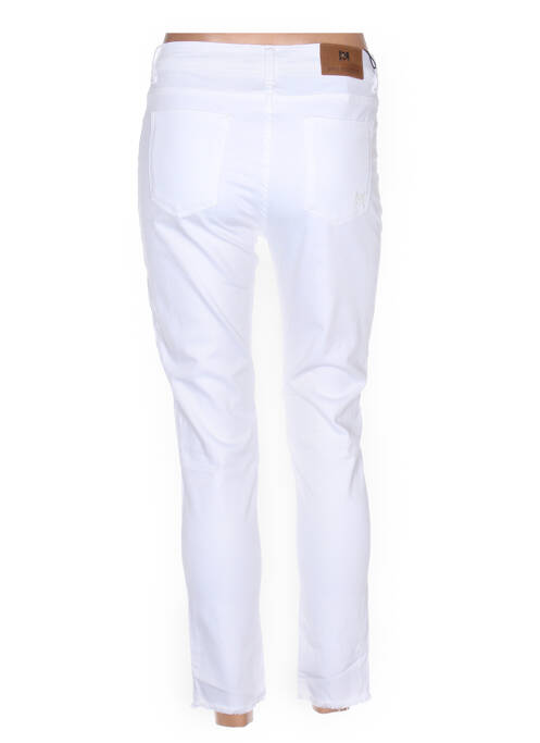 Pantalon 7/8 blanc MENSI COLLEZIONE pour femme