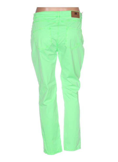 Pantalon 7/8 vert MENSI COLLEZIONE pour femme