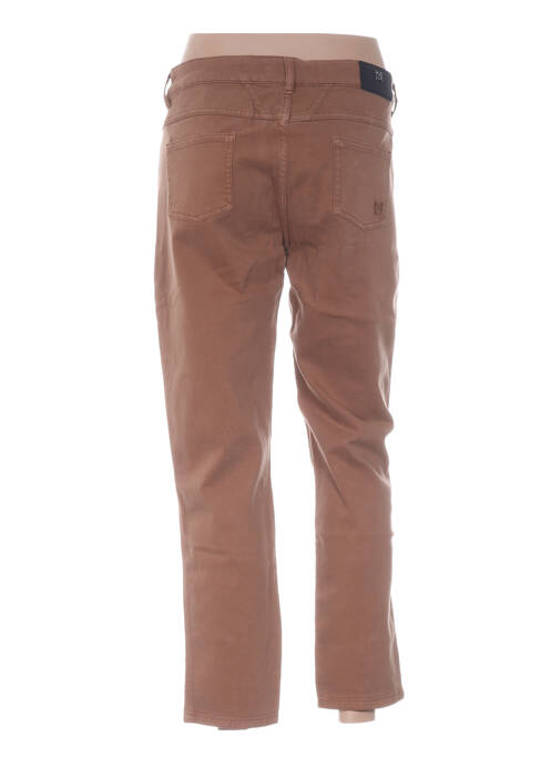 Pantalon 7/8 marron MENZI COLLEZIONE pour femme