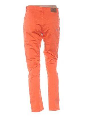 Pantalon slim taille basse taille basse orange MENSI COLLEZIONE femme