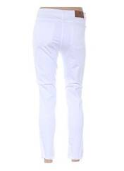 Pantalon 7/8 blanc MENSI COLLEZIONE pour femme seconde vue