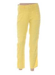 Pantalon 7/8 jaune MENSI COLLEZIONE pour femme seconde vue