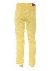 Pantalon 7/8 jaune MENSI COLLEZIONE pour femme seconde vue