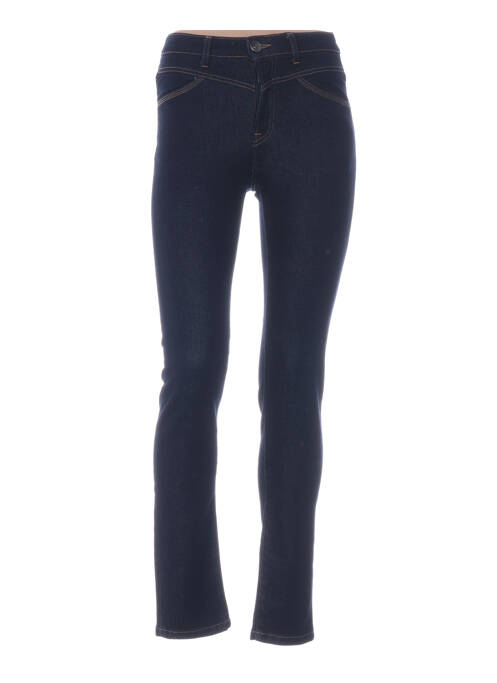 Jeans coupe slim slim taille normale bleu MENSI COLLEZIONE femme