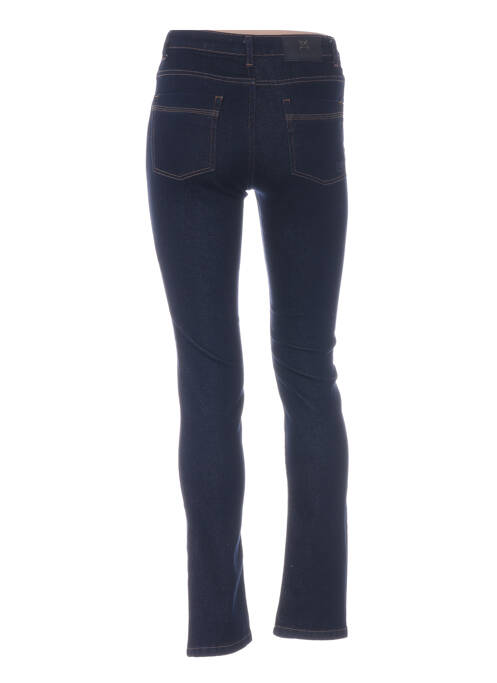 Jeans coupe slim slim taille normale bleu MENSI COLLEZIONE femme