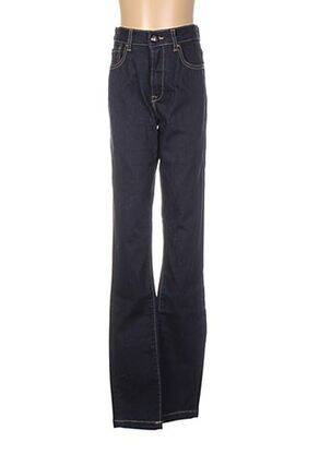 Jeans coupe slim slim taille normale bleu MENSI COLLEZIONE femme