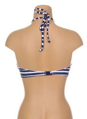 Haut de maillot de bain haut soutien-gorge moulé haut soutien-gorge moulé bleu DORINA femme