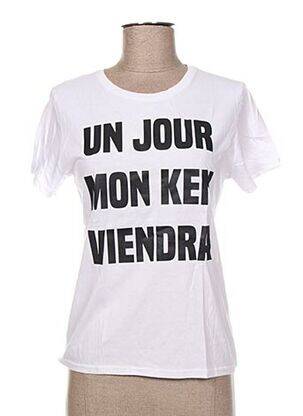 T-shirt blanc DE PARIS & FIVE.PARIS pour femme