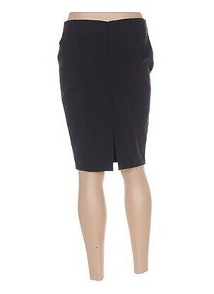 Jupe mi-longue taille haute noir QUATTRO femme