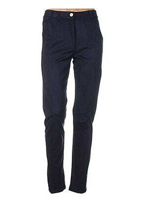 Pantalon slim taille normale taille normale bleu QUATTRO femme