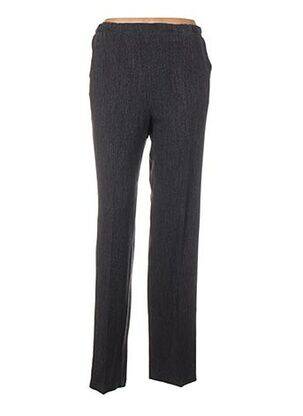 Pantalon droit taille élastique gris QUATTRO femme