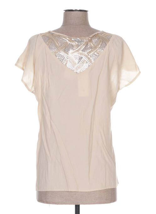 Blouse beige QUATTRO pour femme