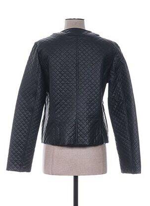 Veste casual col rond noir QUATTRO femme