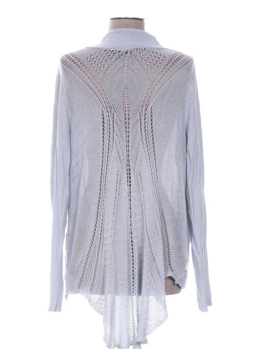 Gilet manches longues gris QUATTRO pour femme