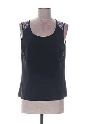 Top stretch sans manche noir QUATTRO femme
