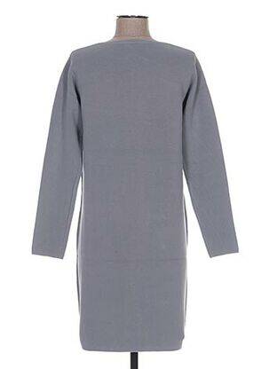 Gilet manches longues col rond gris ROSE TONKA femme