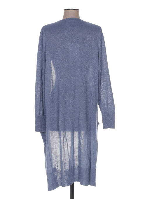 Gilet manches longues bleu ROSE TONKA pour femme