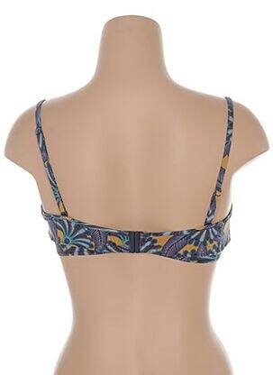 Haut de maillot de bain bretelles élastiquées amovibles bleu PRINCESSE TAM-TAM femme
