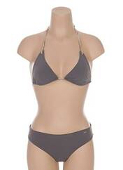 Maillot de bain 2 pièces gris CHLOE pour femme seconde vue