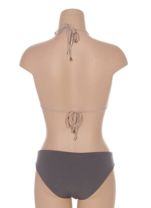 Maillot de bain 2 pièces gris CHLOE pour femme
