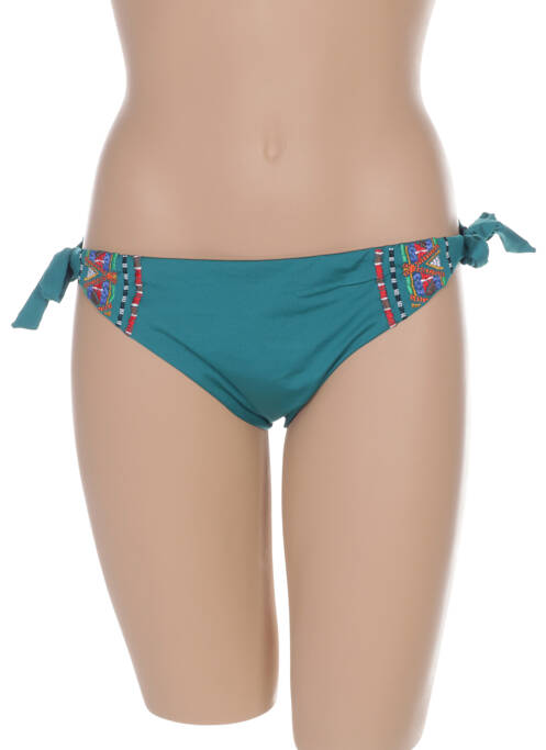 Bas de maillot de bain fermeture liens à nouer bikini vert BANANA MOON femme