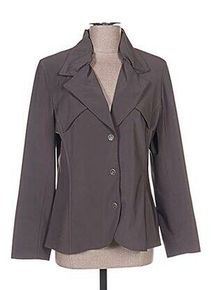 Blazer coupe cintrée marron PAUL BRIAL femme