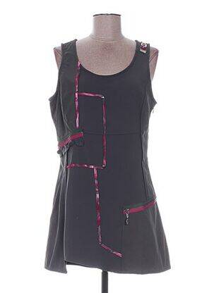 Tunique sans manche col rond gris ALL BEAUTIFUL femme